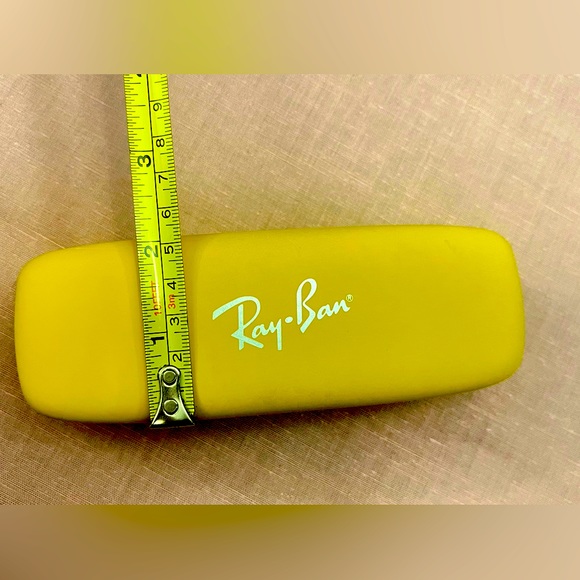 Ray-Ban sunglasses/ glasses hard case | yellow mustard color - Picture 11 of 12